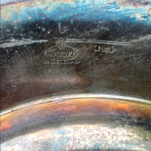 Silver plated serving platter - Picture 4 of 7